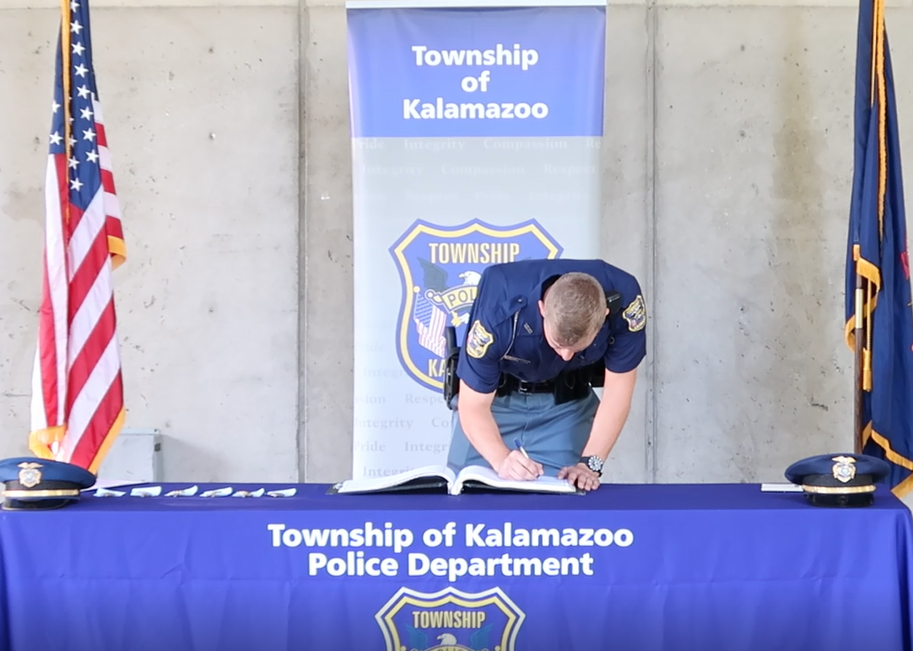 Officer swearing-in ceremony