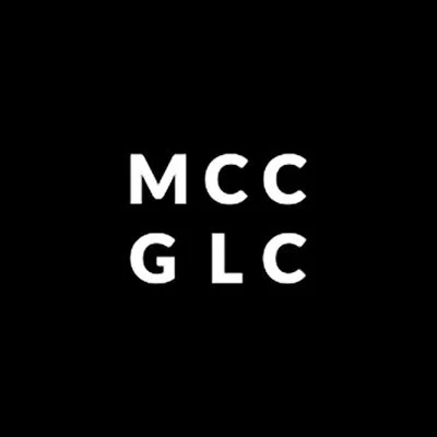 Logo: Black background with white text displaying the initials 'MCC GLC' arranged in a grid.