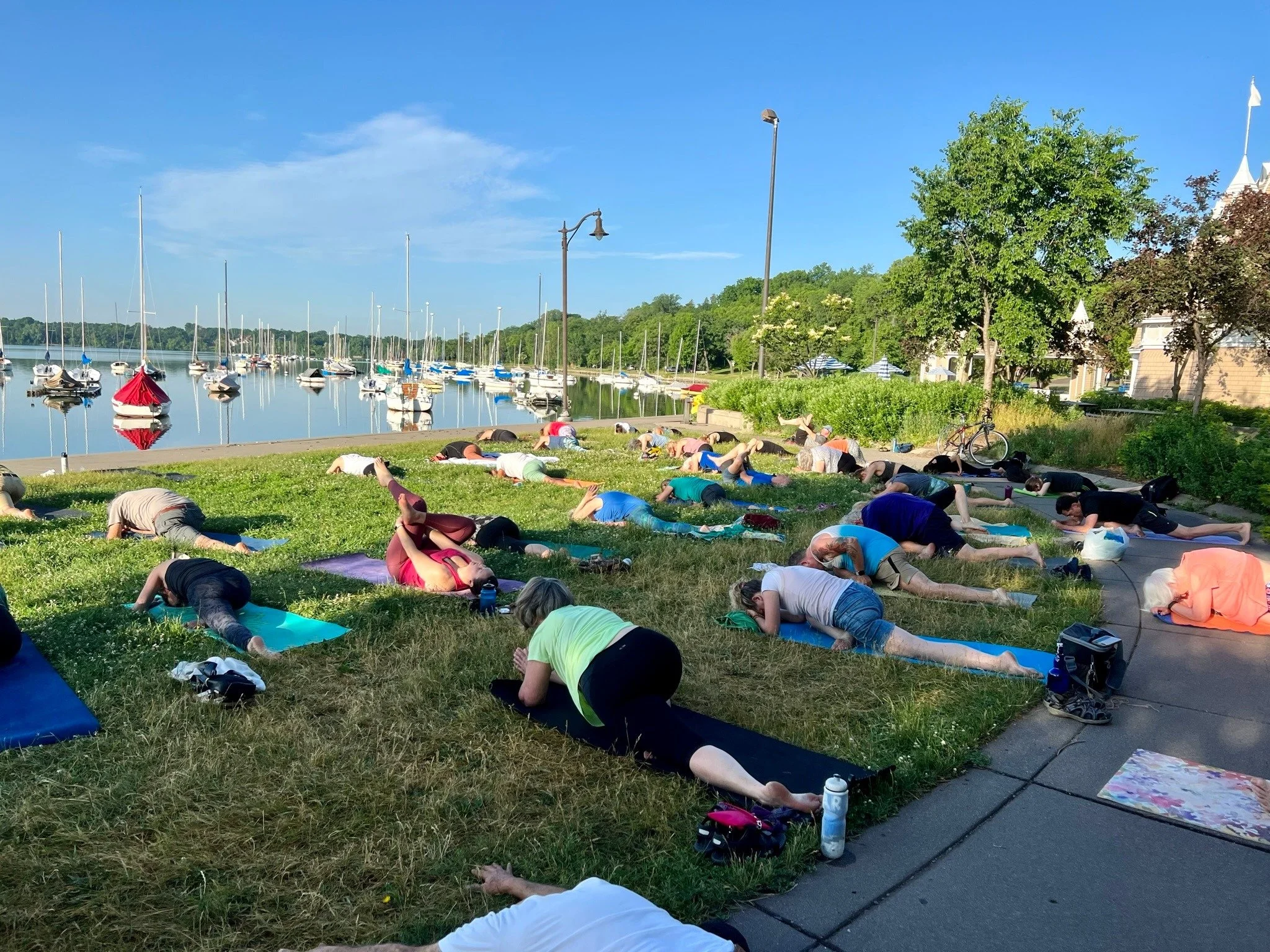 Lake Harriet Sunrise Yoga