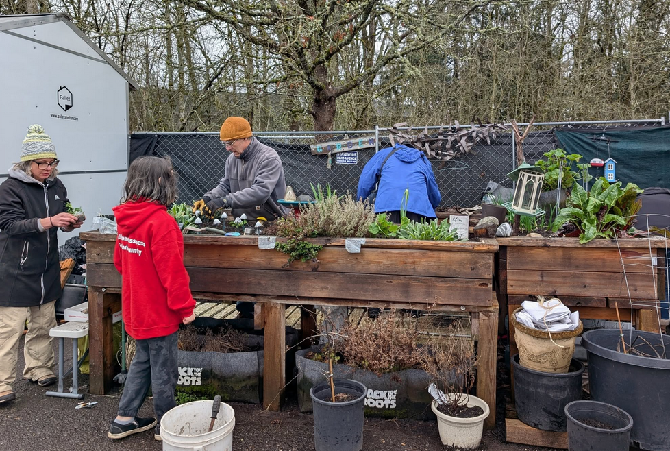 Victory Garden volunteers