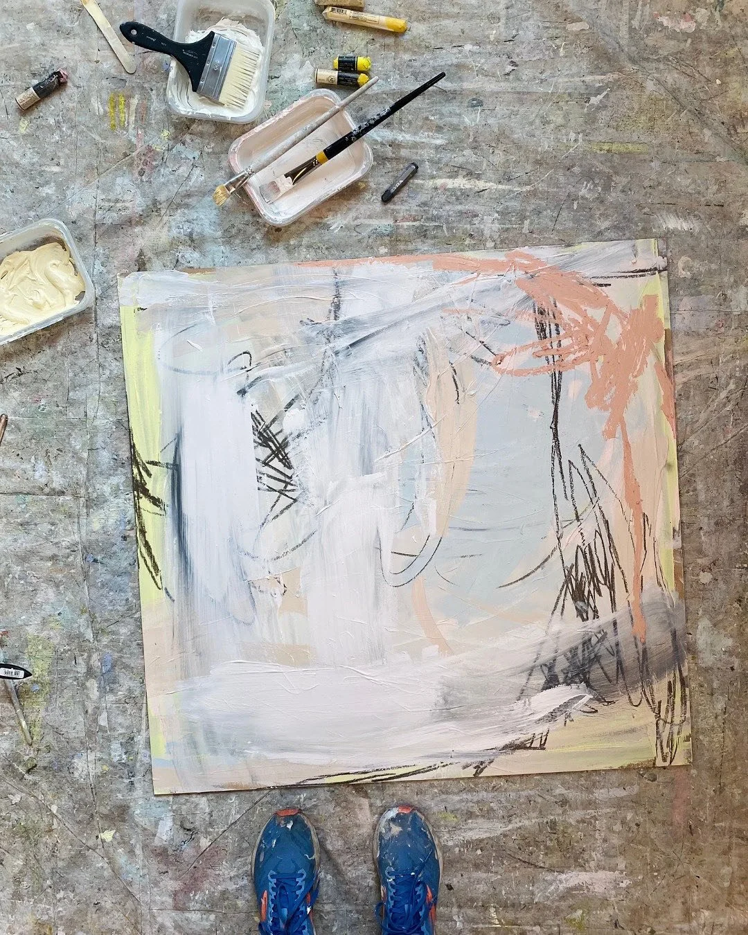 The @secondfloorstudios Summer Open Studios returns to Deptford Foundry and Foreshore next weekend. Discover the diverse workspaces of 120+ artists, open from 12-6pm on Saturday 7th and Sunday 8th June.

I&rsquo;ll be painting in my studio on Saturda