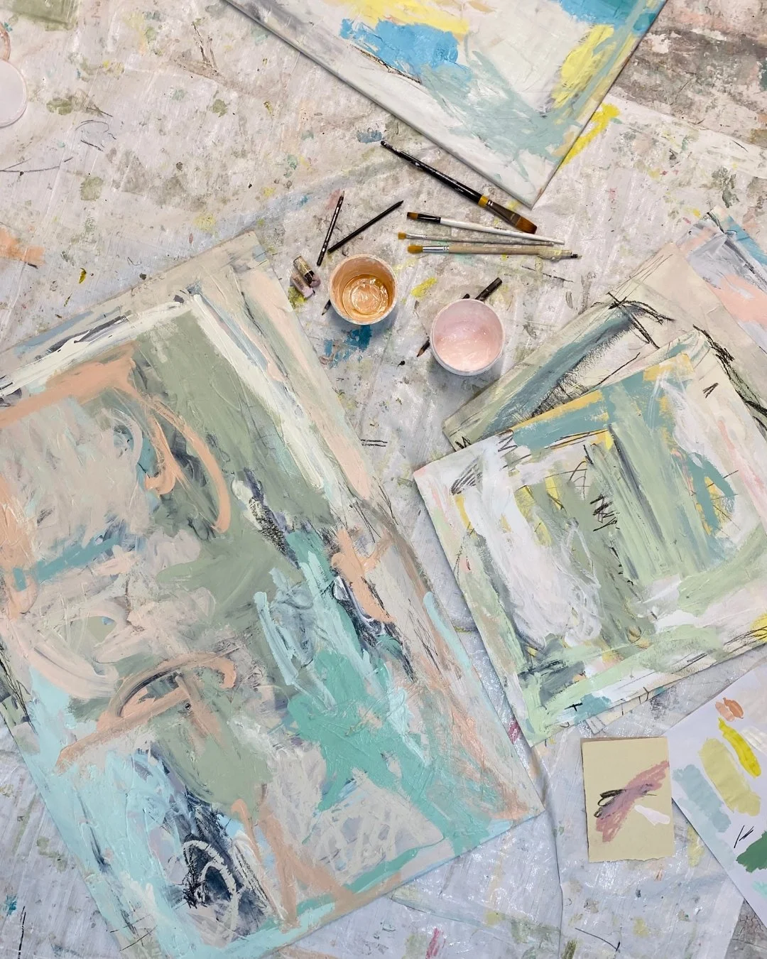 Studio Floor. WIP.
.
.
.
#joannalynch @secondfloorstudios #wip #artiststudio #studiofloor