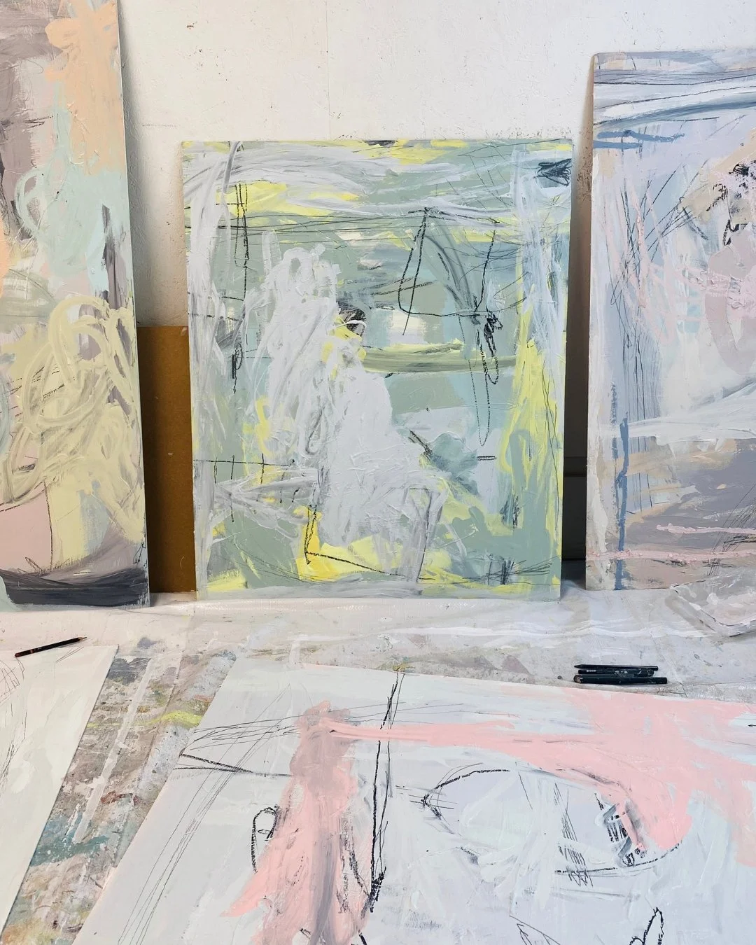 Commissions.
.
.
.
#_joannalynch @secondfloorstudios #contemporyart #emergingartist #commissons