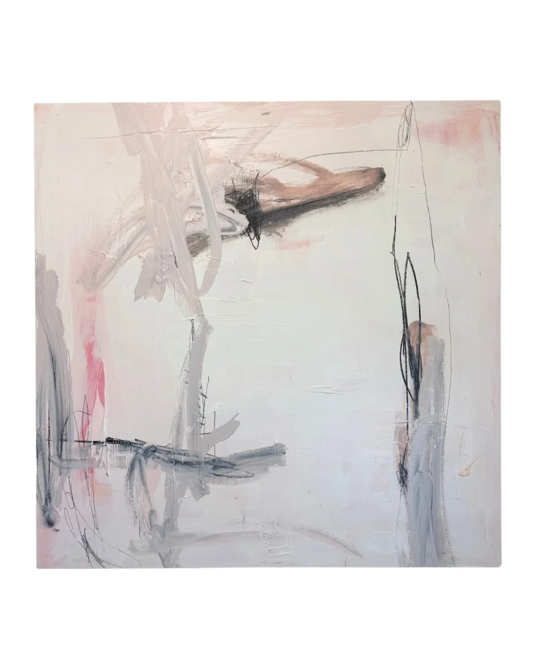 Drawing. Painting. Dreaming. April. 

Lost &amp; Found
100 x 100cm
Acrylic and graphite on wood panel
.
.
.
#_joannalynch @secondfloorstudios #abstractdrawing #abstractpainting #emergingartist