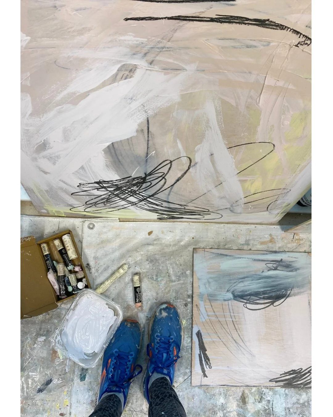 The @secondfloorstudios Summer Open Studios returns to Deptford Foundry and Foreshore this weekend. Discover the diverse workspaces of 120+ artists, open from 11am-6pm on Saturday 16th and Sunday 17th May.

I&rsquo;ll be painting in my studio on Sund