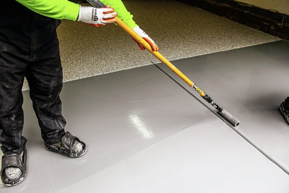 Photo inspiration: Picture Idea: Residential Epoxy Flooring Installation