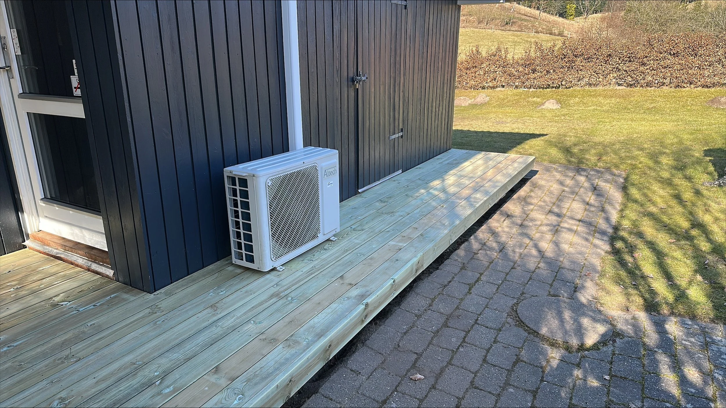 Afslutning træerasse