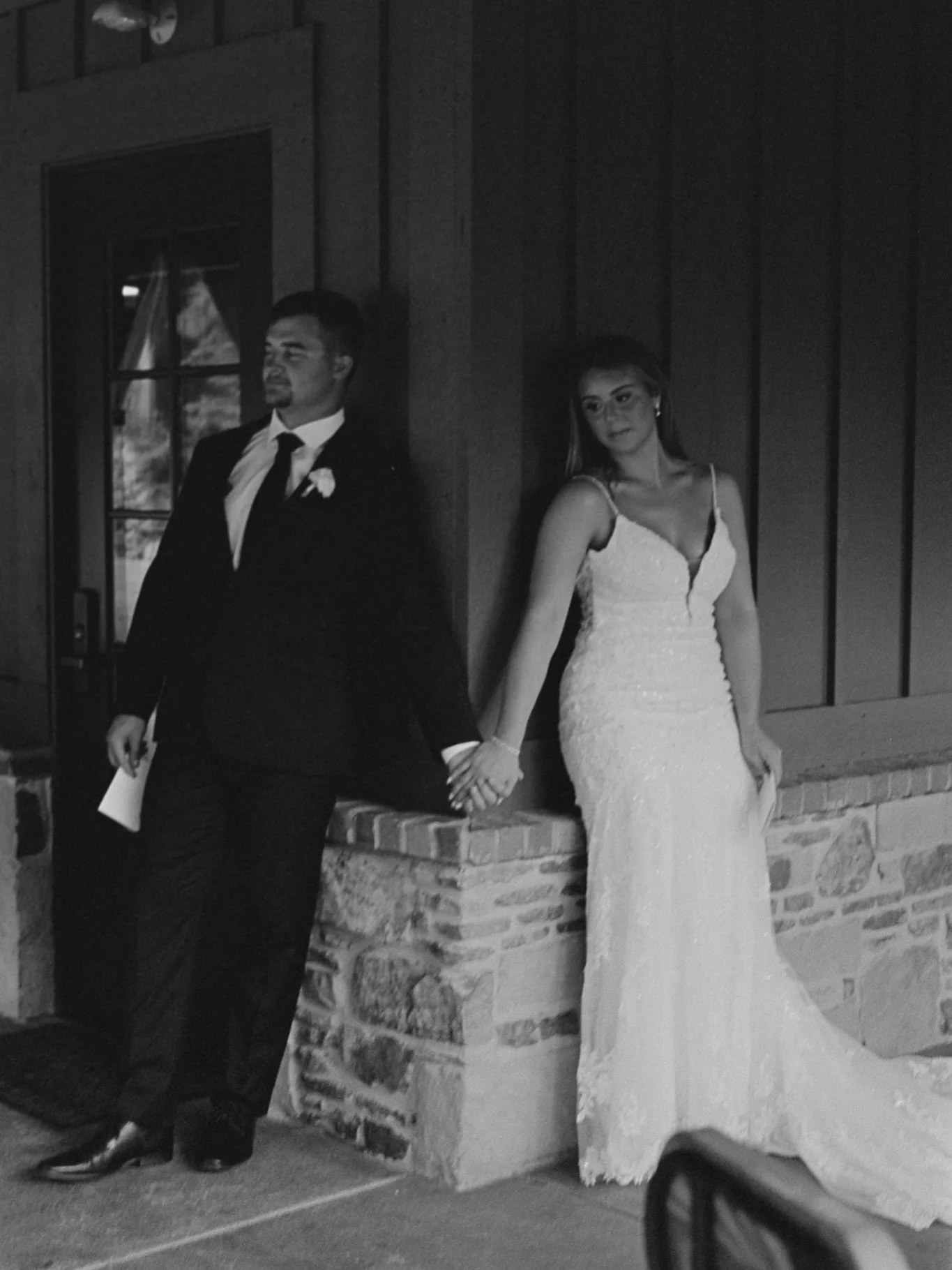 Some B+W film from Raigan &amp; Joe's special day in July 📸