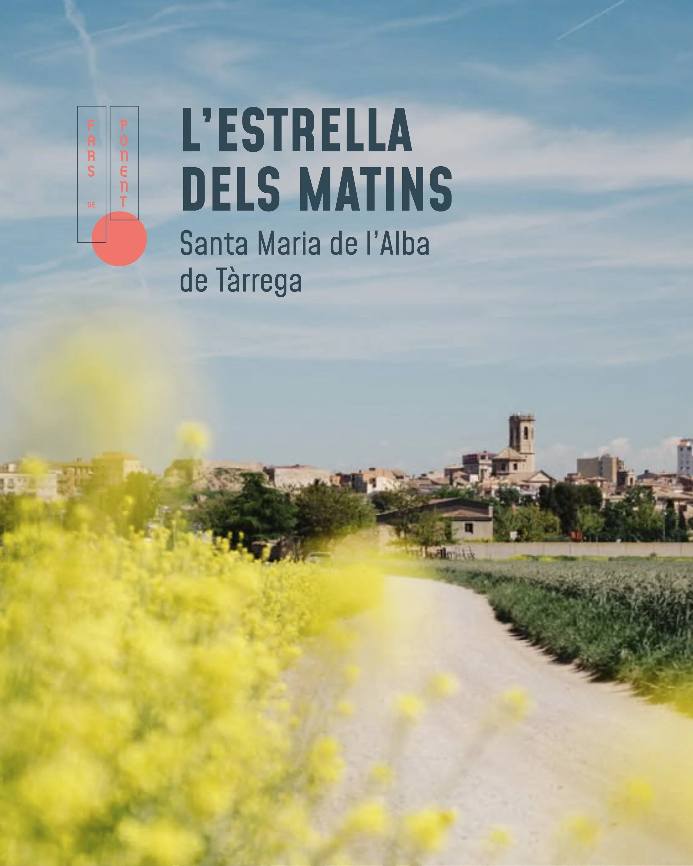 &middot;
L&rsquo;estrella dels matins, al perfil de T&agrave;rrega.

Santa Maria de l&rsquo;Alba de T&agrave;rrega s&rsquo;al&ccedil;a al cor de la ciutat amb un campanar de base quadrada i torre vuitavada que forma part del seu paisatge m&eacute;s r
