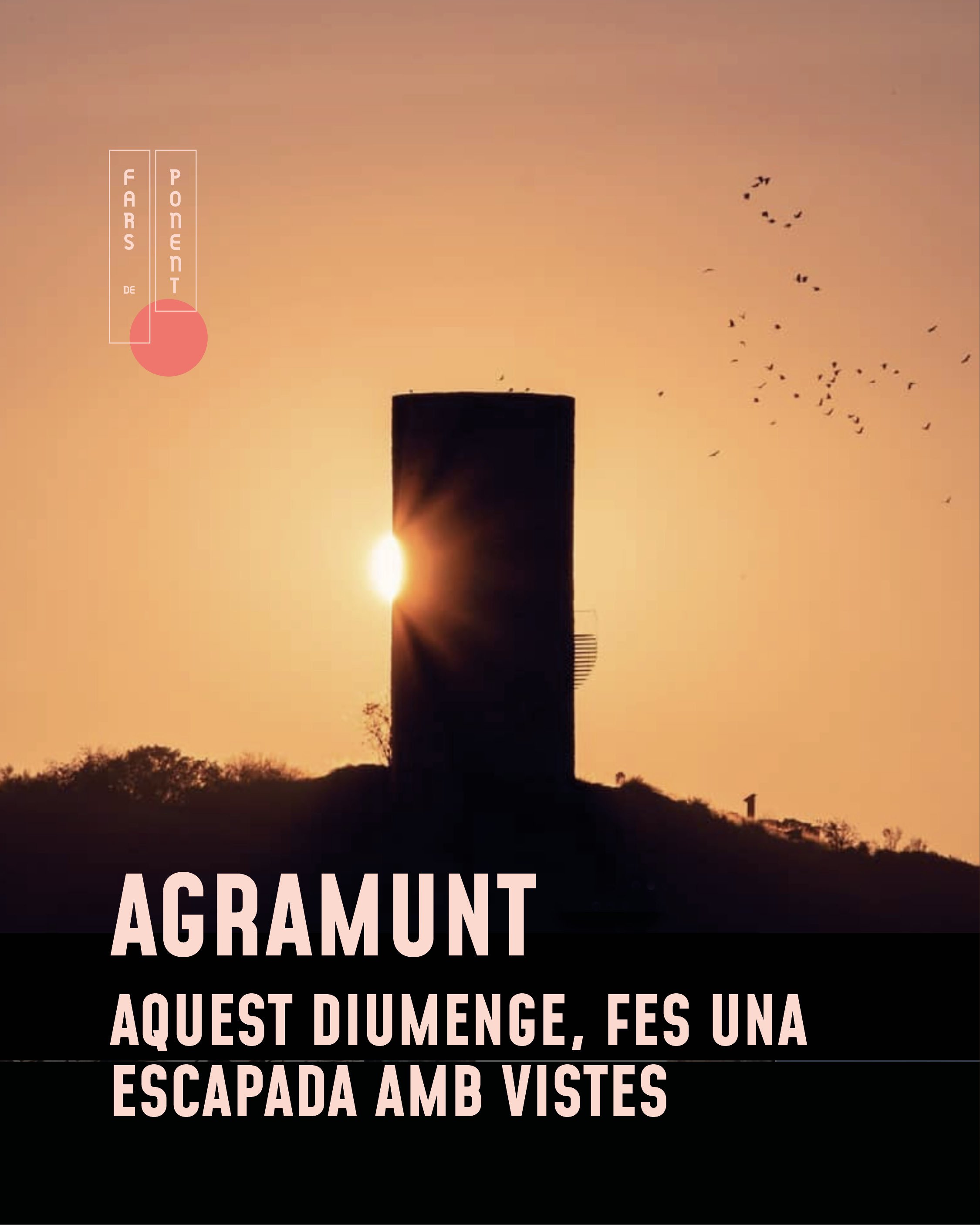 &middot; 
Aquest diumenge, fes una escapada amb vistes.

Al punt m&eacute;s alt de la serra d&rsquo;Almenara s&rsquo;aixeca el Pilar, una torre de 15 metres envoltada d&rsquo;un paisatge que convida a aturar-se i gaudir de les vistes.

Arribar-hi &ea