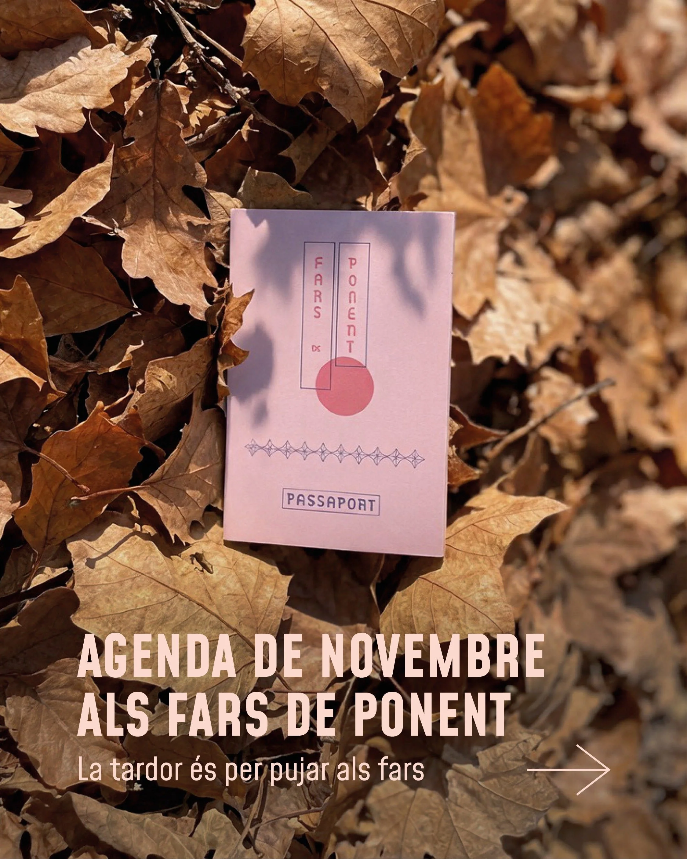 &middot;

La tardor &eacute;s per pujar als Fars.

El novembre convida a rec&oacute;rrer els Fars de Ponent amb una altra llum, entre paisatges de tardor i monuments que expliquen la hist&ograve;ria del territori. Una bona ocasi&oacute; per continuar