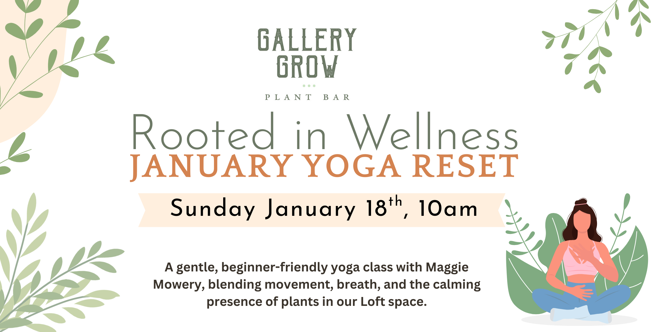 Rooted in Wellness - January Yoga Reset
