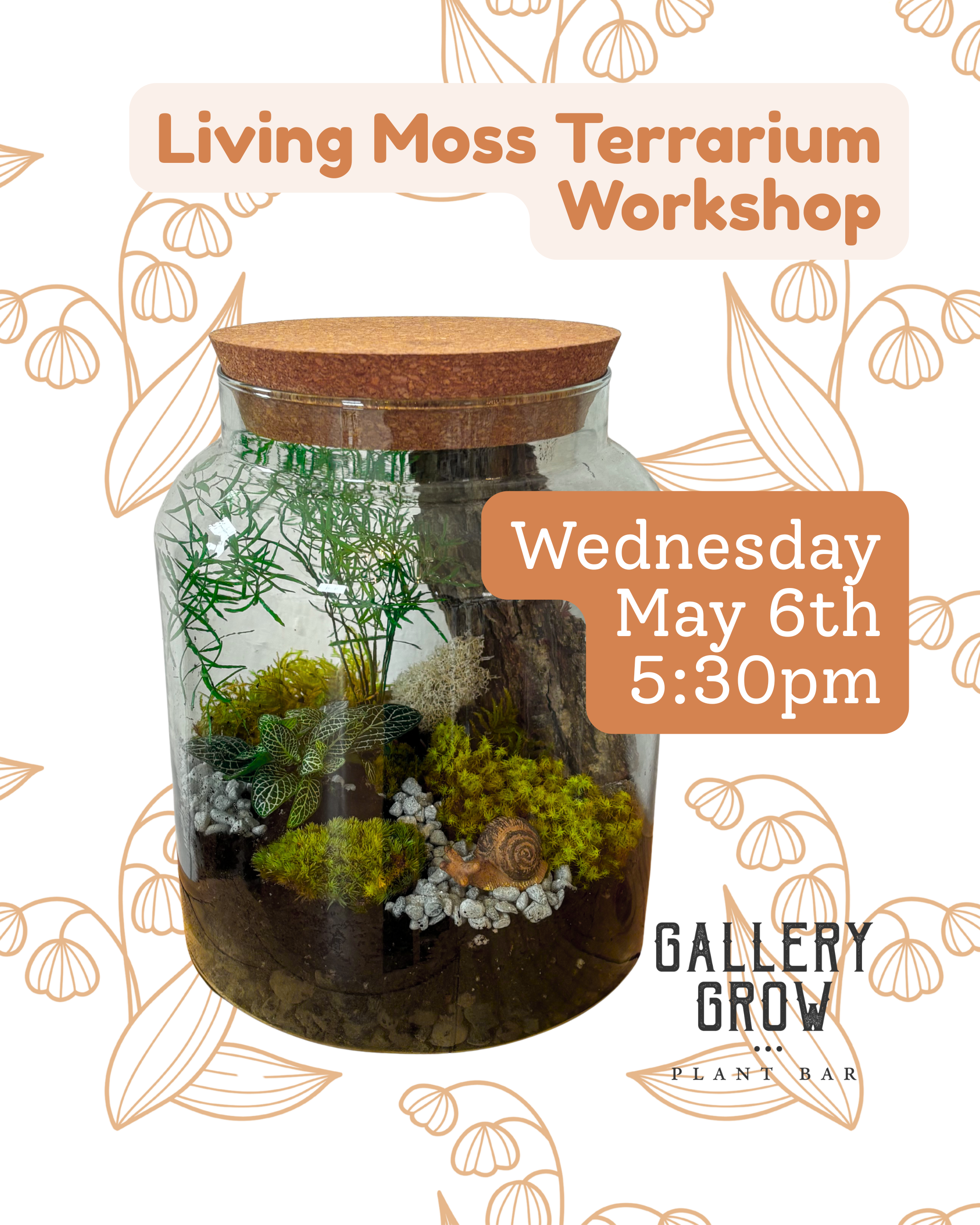 Living Moss Terrarium Workshop
