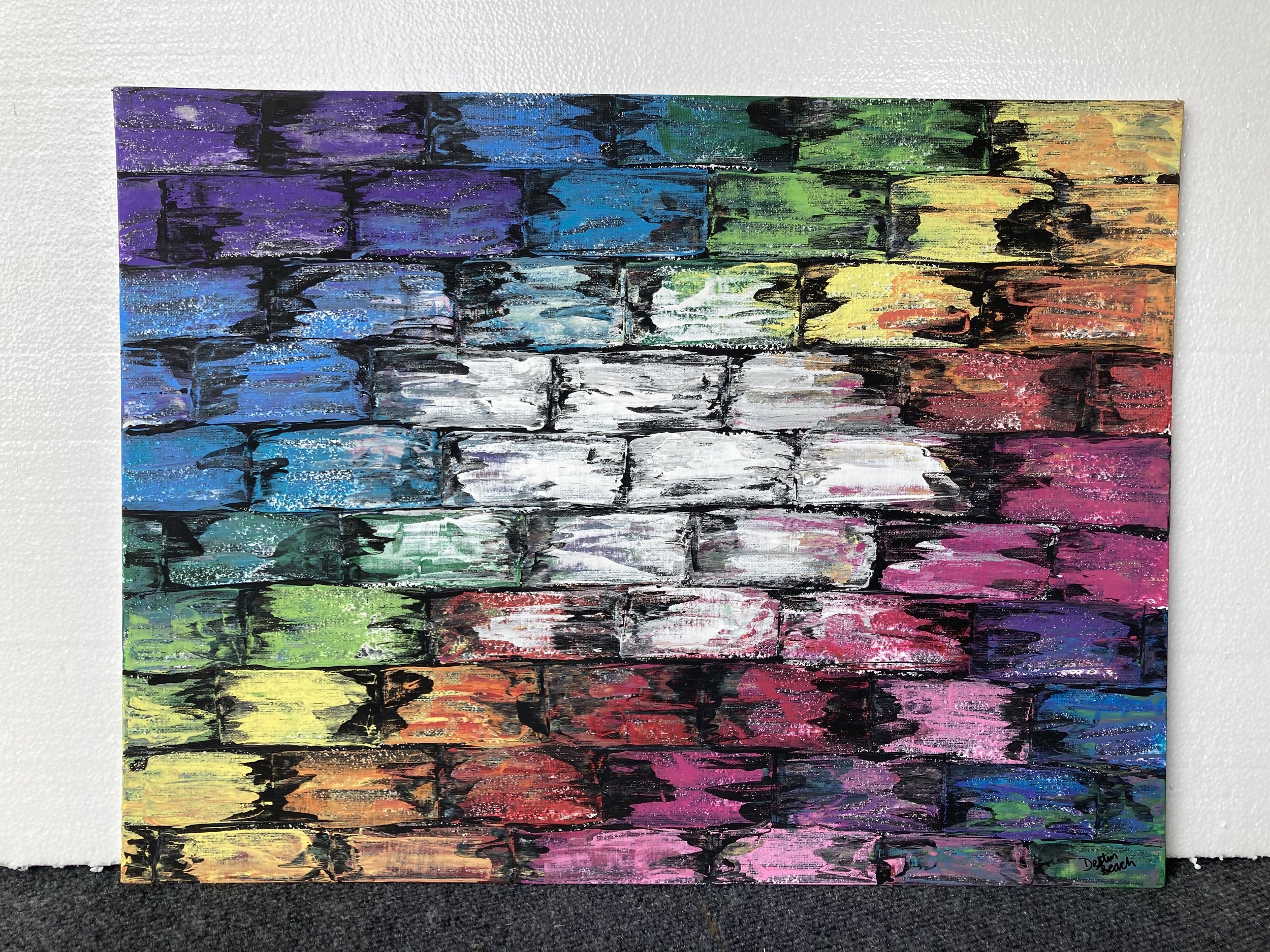 Colorful Brick Wall