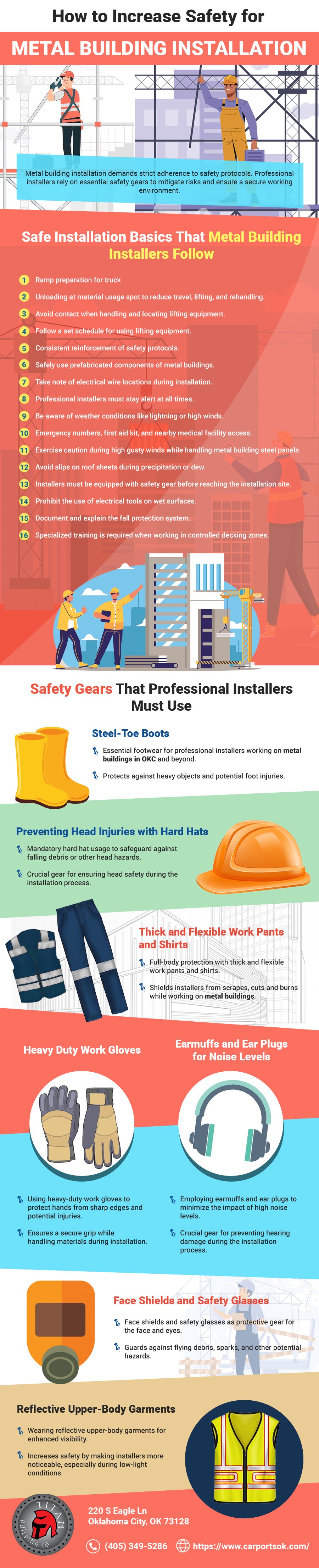 How to Increase Safety for Metal Building Installation-Infographic