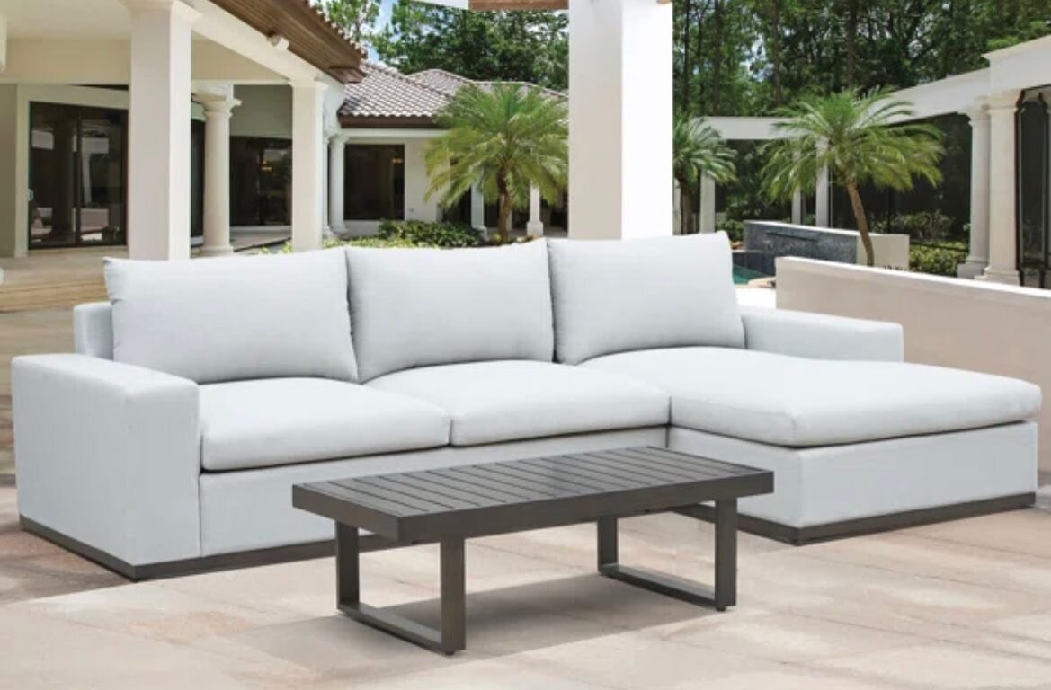 We&rsquo;re finally doing it! Home by Sean and Catherine is producing outdoor furniture with our signature size, lines, and comfiness all while being made to withstand the harshest of weather. We&rsquo;re starting with the Wade Outdoor Sectional whic