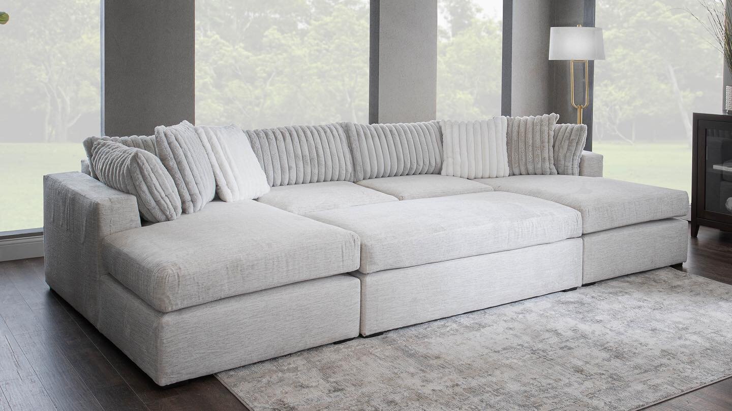 We pride ourselves in creating the most comfortable sectionals on planet Earth and we may have to quit after this one because it can only be downhill from here. Say hello to Stellan- a four piece sectional that is pure, unadulterated comfort. Made wi