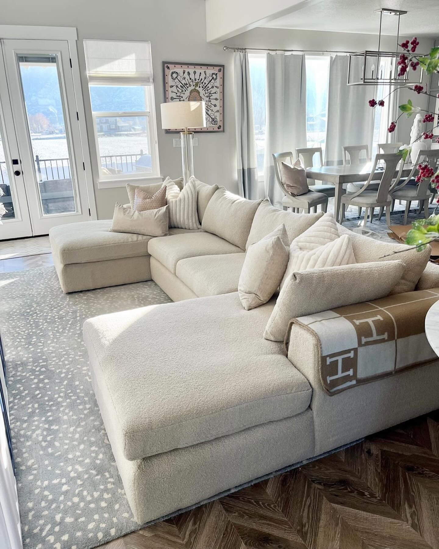 We haven&rsquo;t see a reception to a new piece like this in years. You guys have gone crazy for the Teddy Sectional. Thank you to @theplaisteds for sharing this picture of their Teddy in their beautiful home!