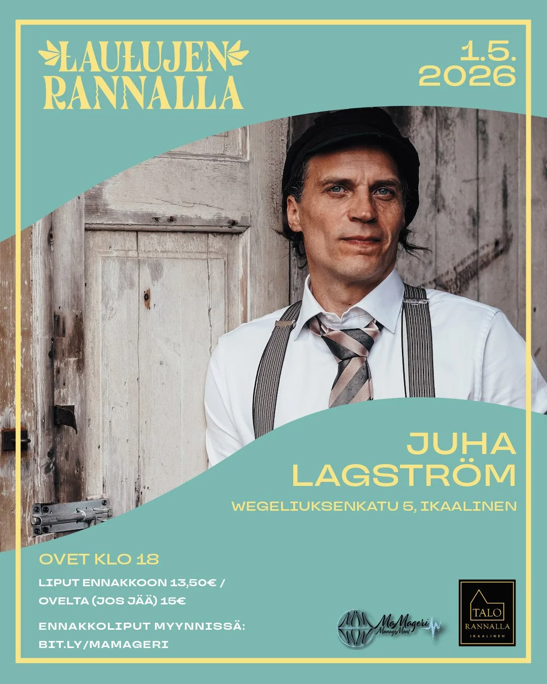 Laulujen Rannalla: Juha Lagström 1.5.