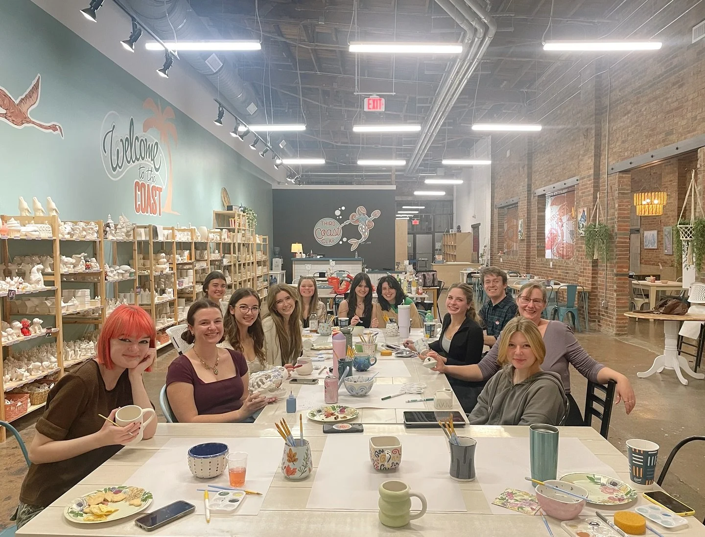 We had a wonderful time at our mermaid staff painting party over the weekend! We are so grateful for such an amazing team! 🤍🧜&zwj;♀️