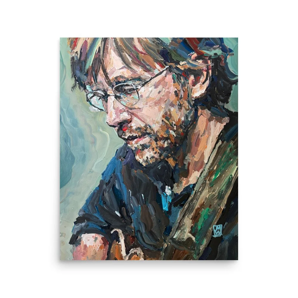 Original Smoking Kurt Cobain Nirvana Limited Art Print Wall Poster