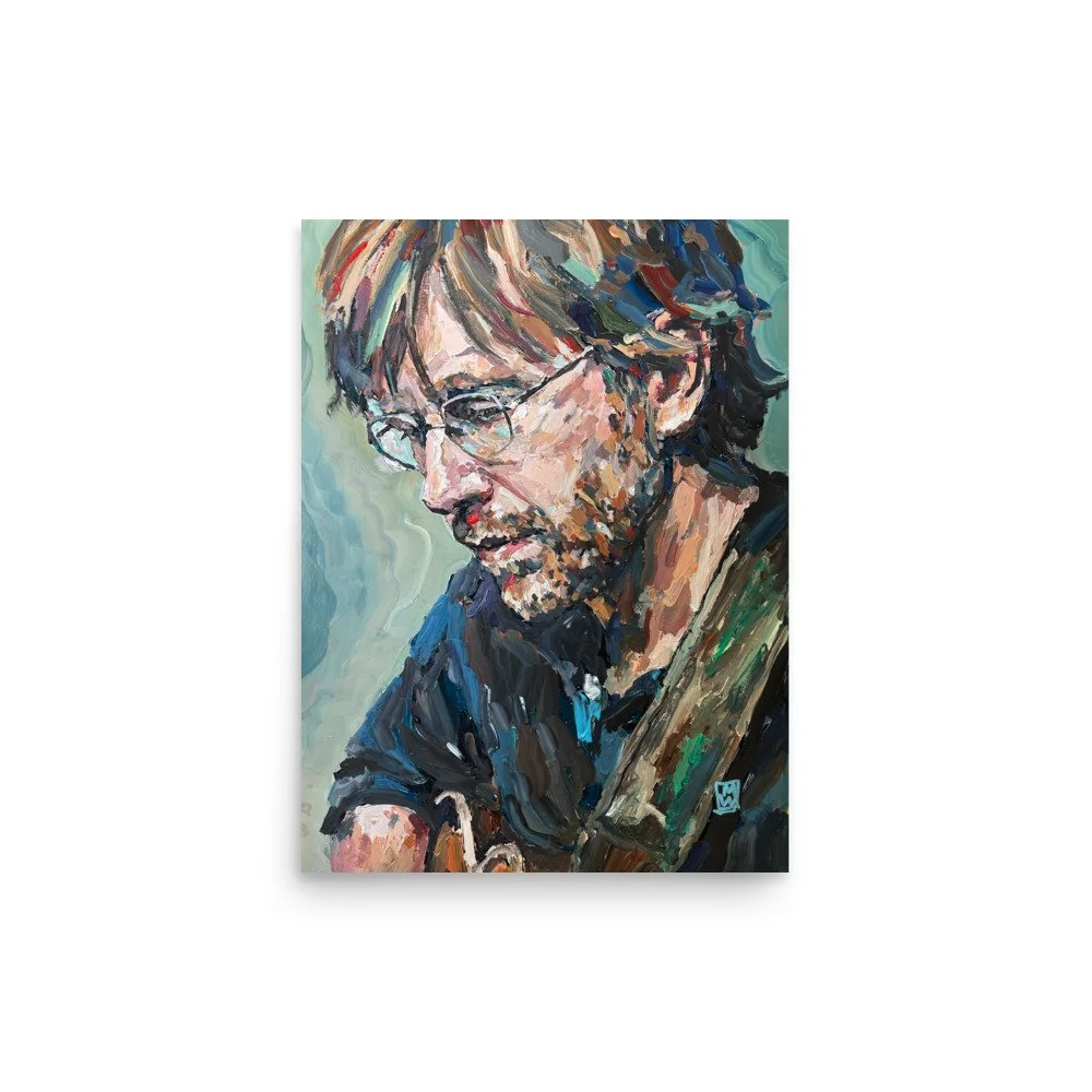 Original Smoking Kurt Cobain Nirvana Limited Art Print Wall Poster