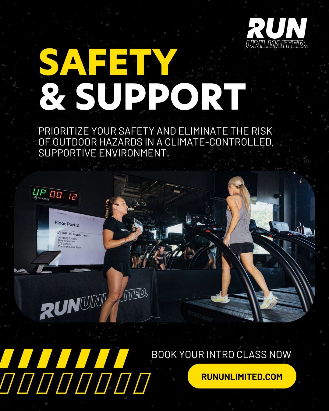Run smarter, not harder. Train safely in a controlled, supportive space that keeps you focused on performance,  not the weather. 🌤️

 #gymlife #gym #gymmotivation #gymtips #workout #workoutmotivation #running #fitness