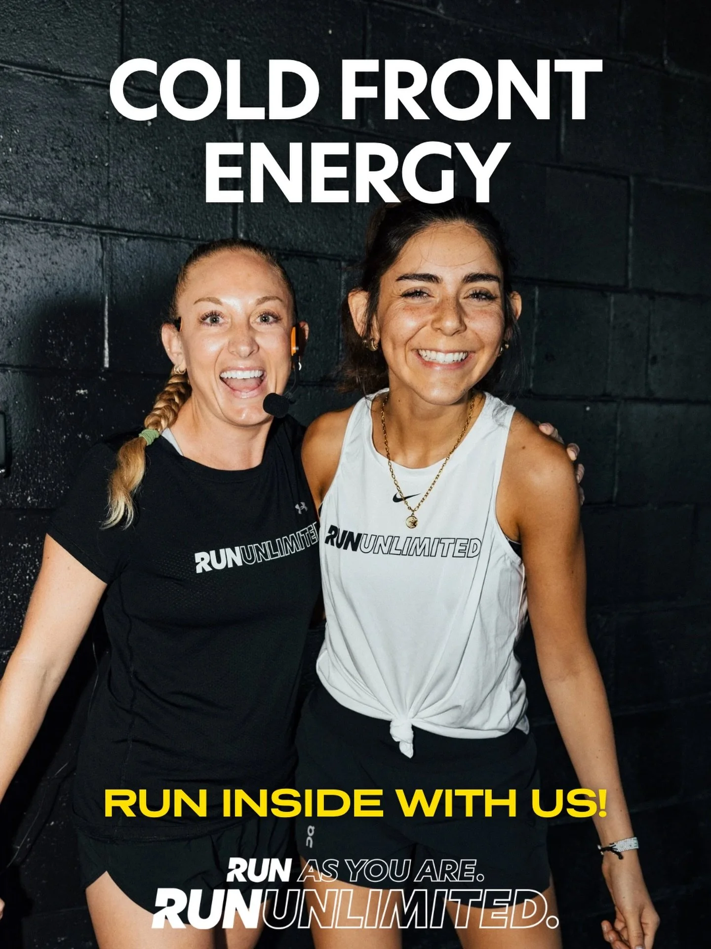 When the temps drop, we don&rsquo;t. 

Stay warm. Stay moving. Run inside with us.
Start your week strong and set the pace for everything ahead.
Book your a class now using the link in our bio!

#RunUnlimited #indoorrunning #indoortraining 
#stpetefi