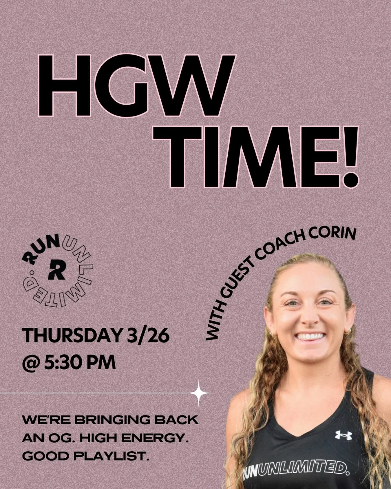 We have something special in store this week...

Our Thursday HGW class will be coached by former Run Unlimited Coach Corin!
Join Coach Corin for a fun, upbeat, walking-only class.

Book your spot using the link in our bio!

#stpetefitness #tampabayf