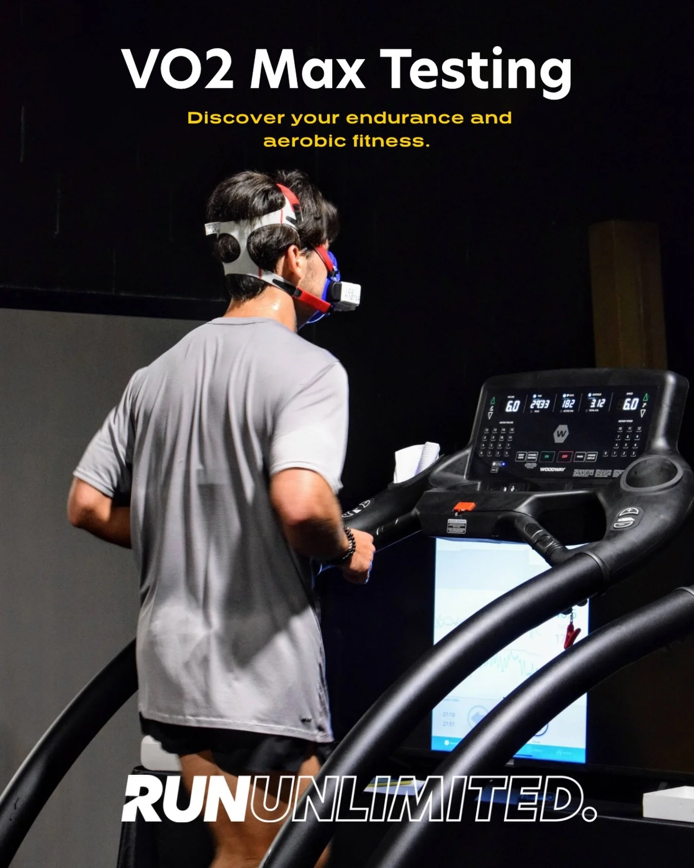 Ever wonder what your true fitness potential is?

VO2 Max testing measures how efficiently your body uses oxygen during exercise, 
giving you real data to train smarter and improve endurance.

Book your testing session today to find out where you sta