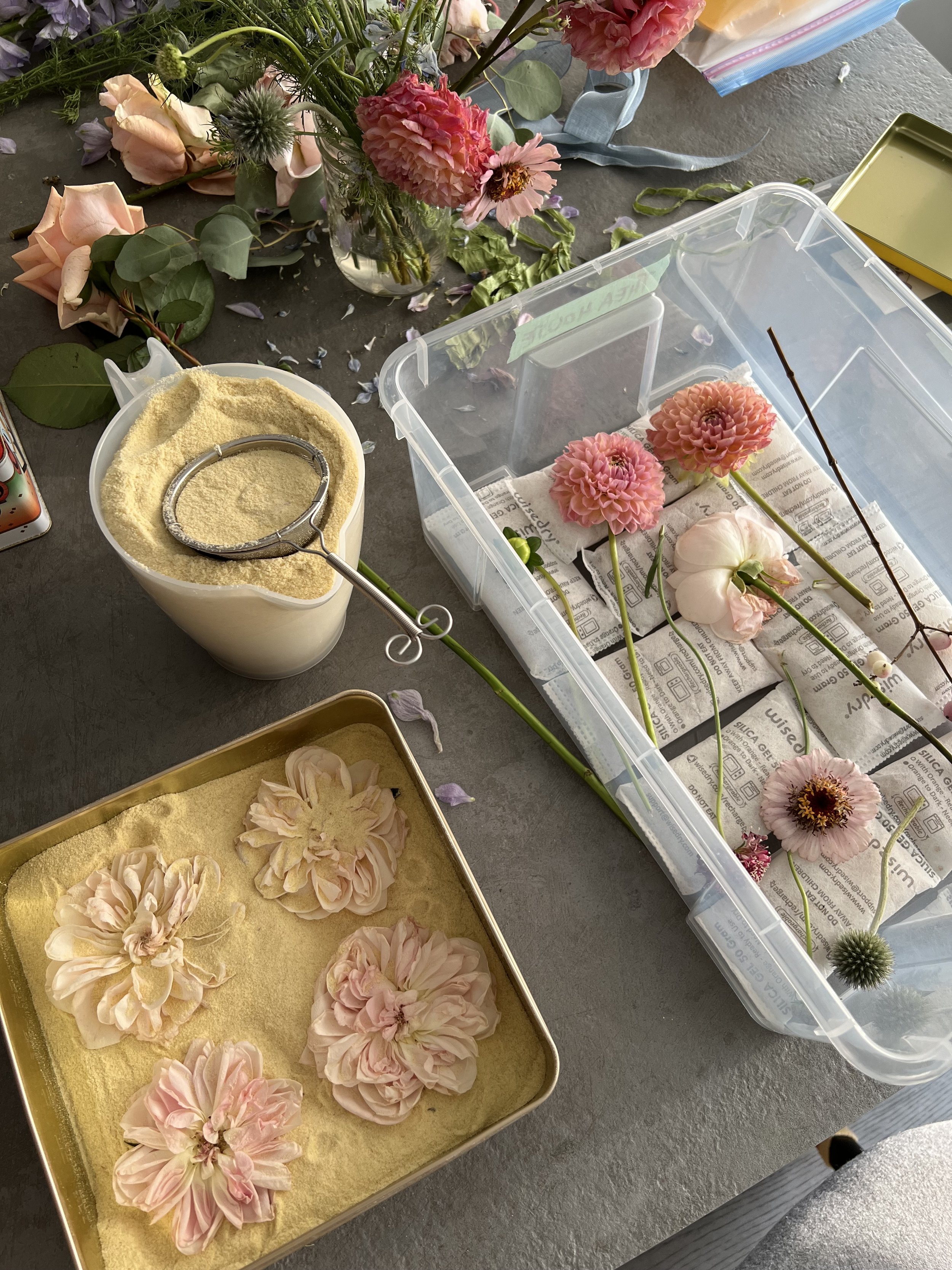 The Bouquet Preservation Process