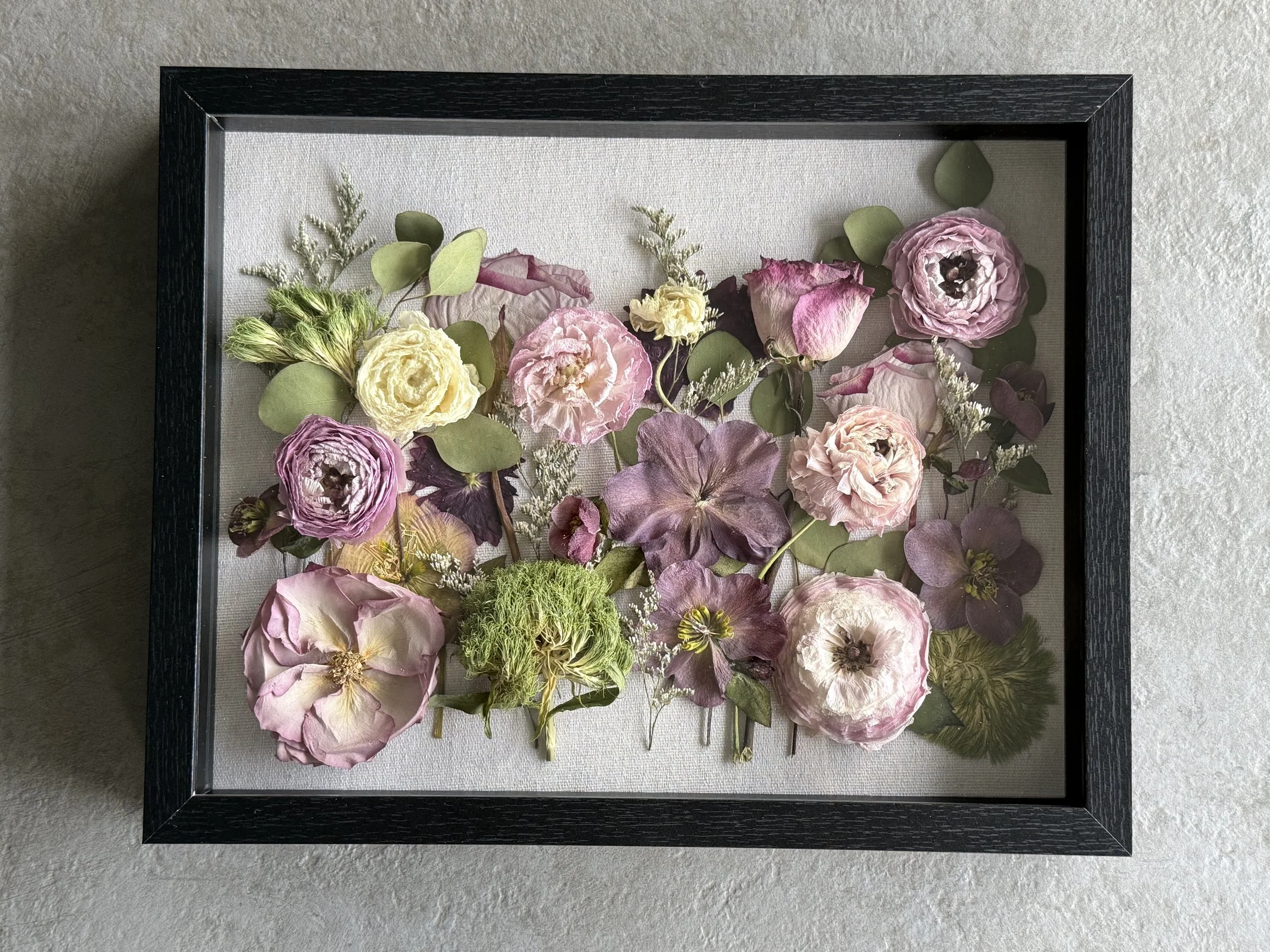 Pressed vs Shadowbox Bouquet Preservation