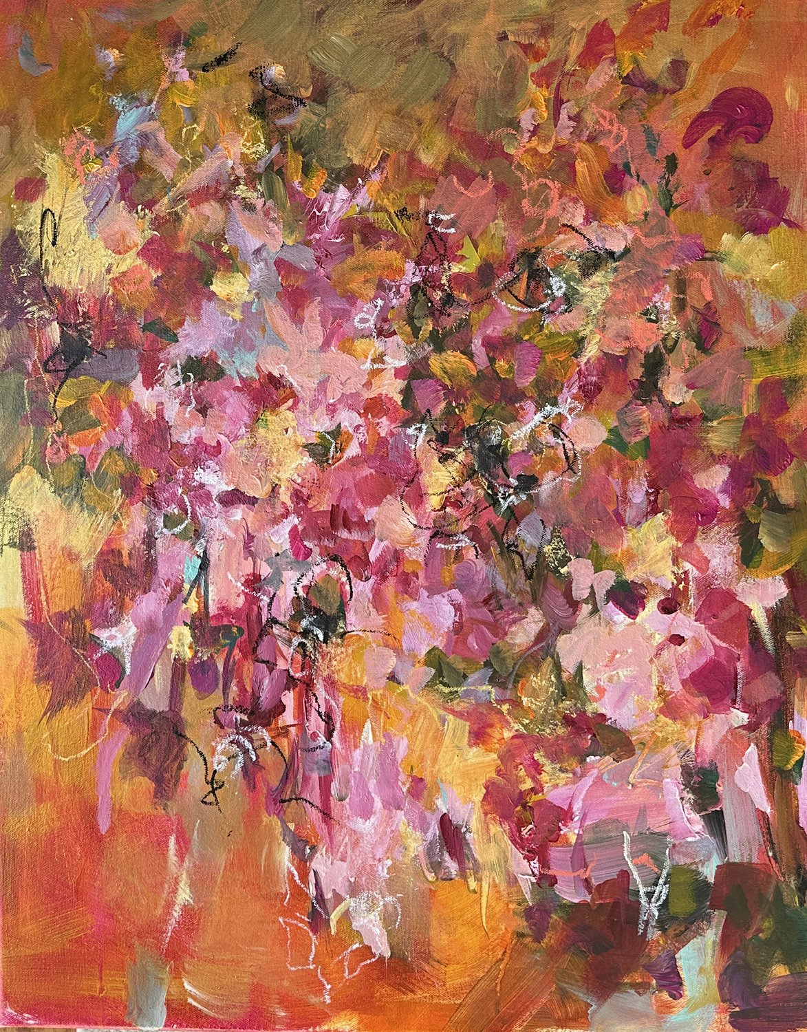 Love Letters 16, 27"x22", acrylic, $750