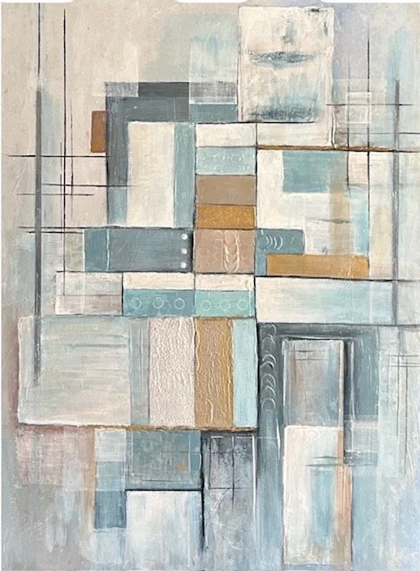 Dream Catcher I, acrylic, 30"x40", Sold