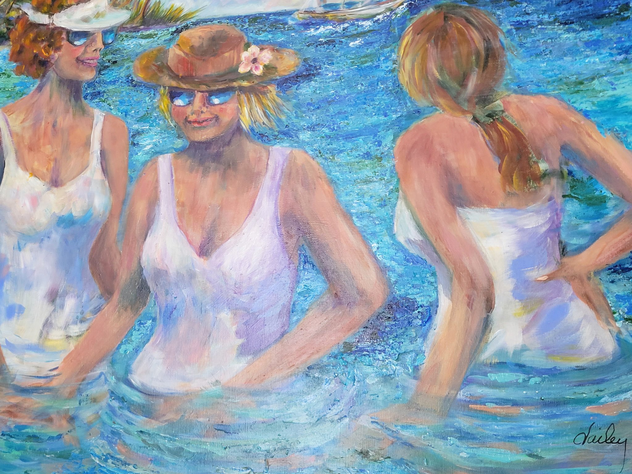 Splash, 41"x31", acrylic, $600
