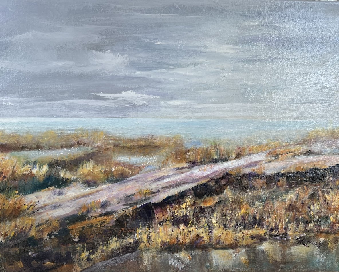 Forgotten Road, 16"x20", acrylic, $275