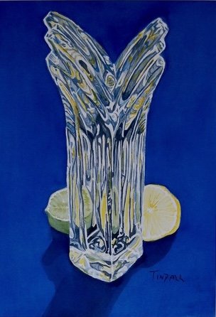 Citrus Reflections, 13.75"x20", watercolor, $300