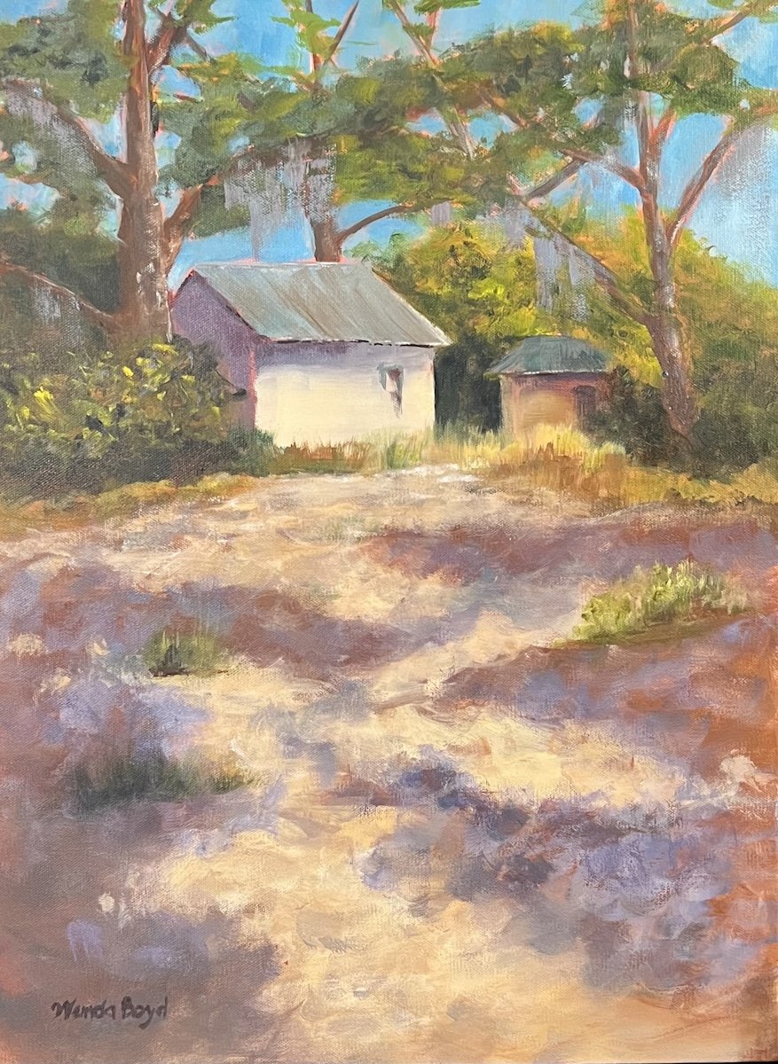 Where The Light Settles, 18"x24", acrylic, $325