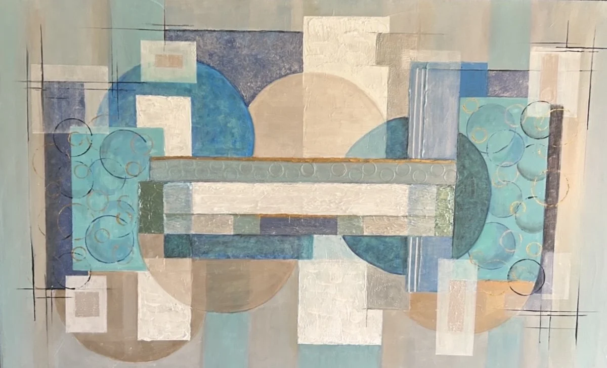 Dream Catcher II, acrylic, 30"x48", Sold