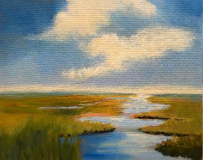 Low Country Light, 16"x20", acrylic, $240
