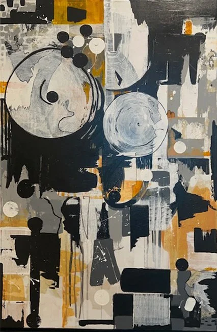 Conundrum, 24"x36", acrylic, $500