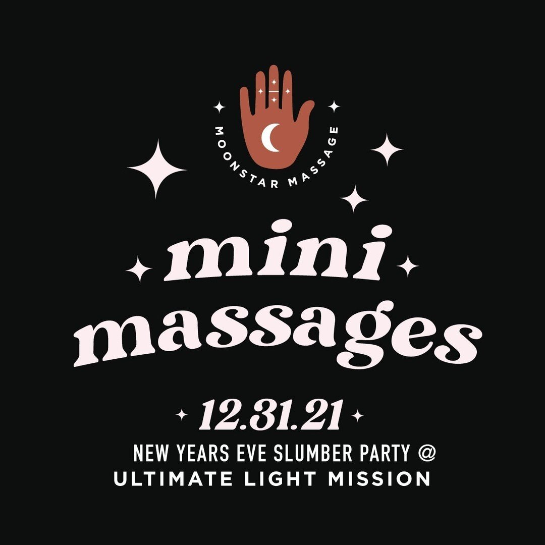 Happy New Year! ⁠
⁠
Come celebrate with @riversrunwildmusic, Moonstar Massage, and many others to bring in 2022! ⁠
⁠
I'll be offering 15 minute mini sessions of massage, chakra balancing, Reiki, or BodyMind Coaching for the magical evening. Sliding f