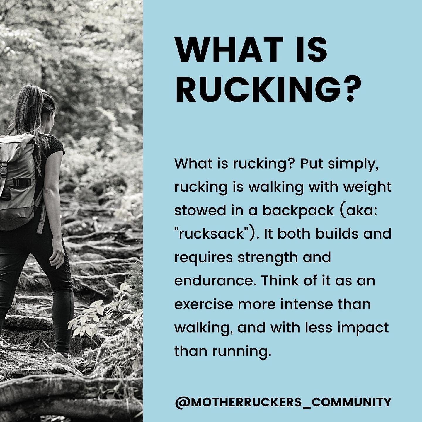 Interested in learning more? DM us to schedule a 15 minute call to see if rucking might be for you (and how we can support you)!
