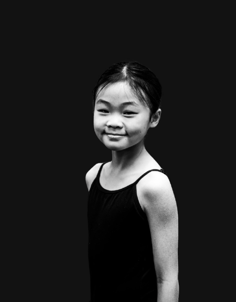 Headshot of Audrey Ye, young performer with Little Women Ballet