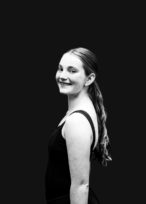 Headshot of Laila Jennings, young performer with Little Women Ballet