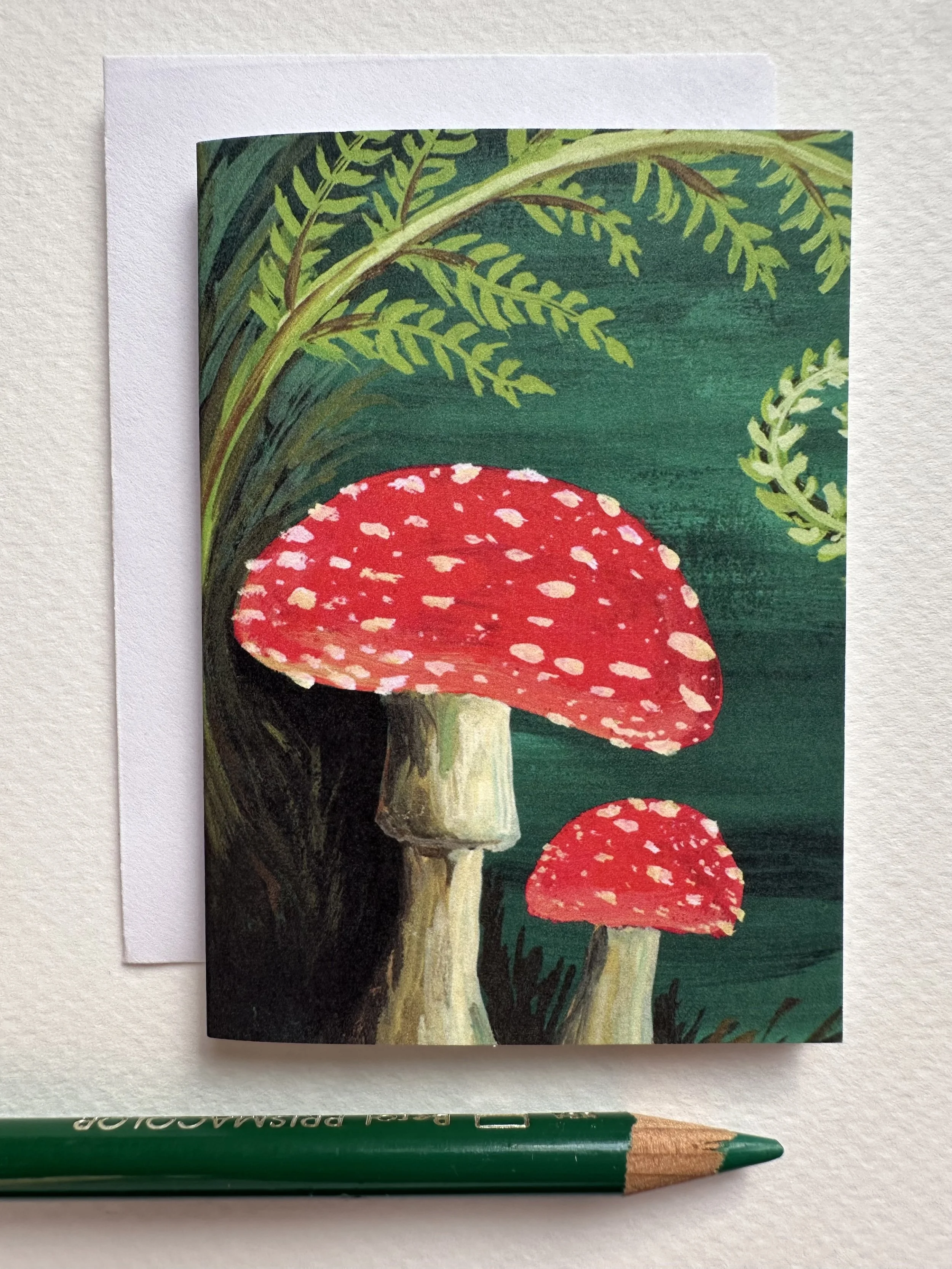 Forest Mushrooms Gift Enclosure Card