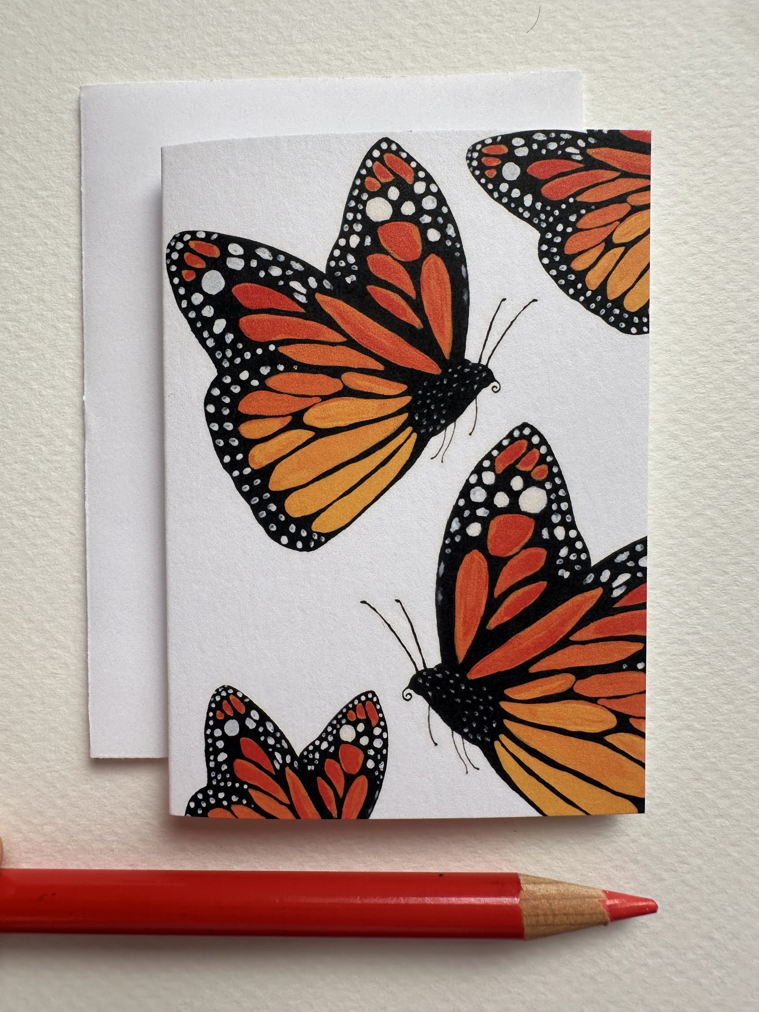 Monarch Butterflies Gift Enclosure Card