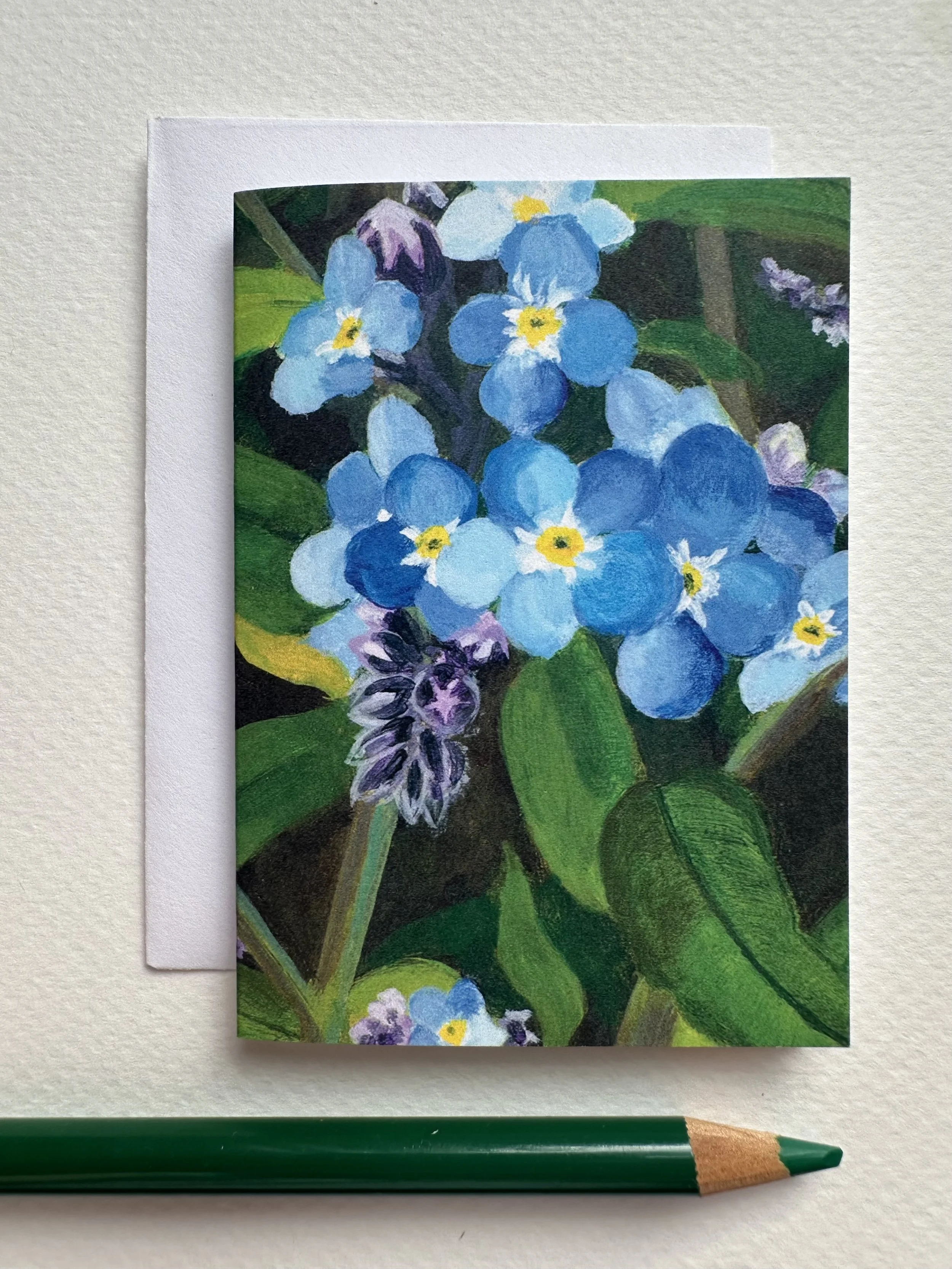 Forget-me-Nots Gift Enclosure Card