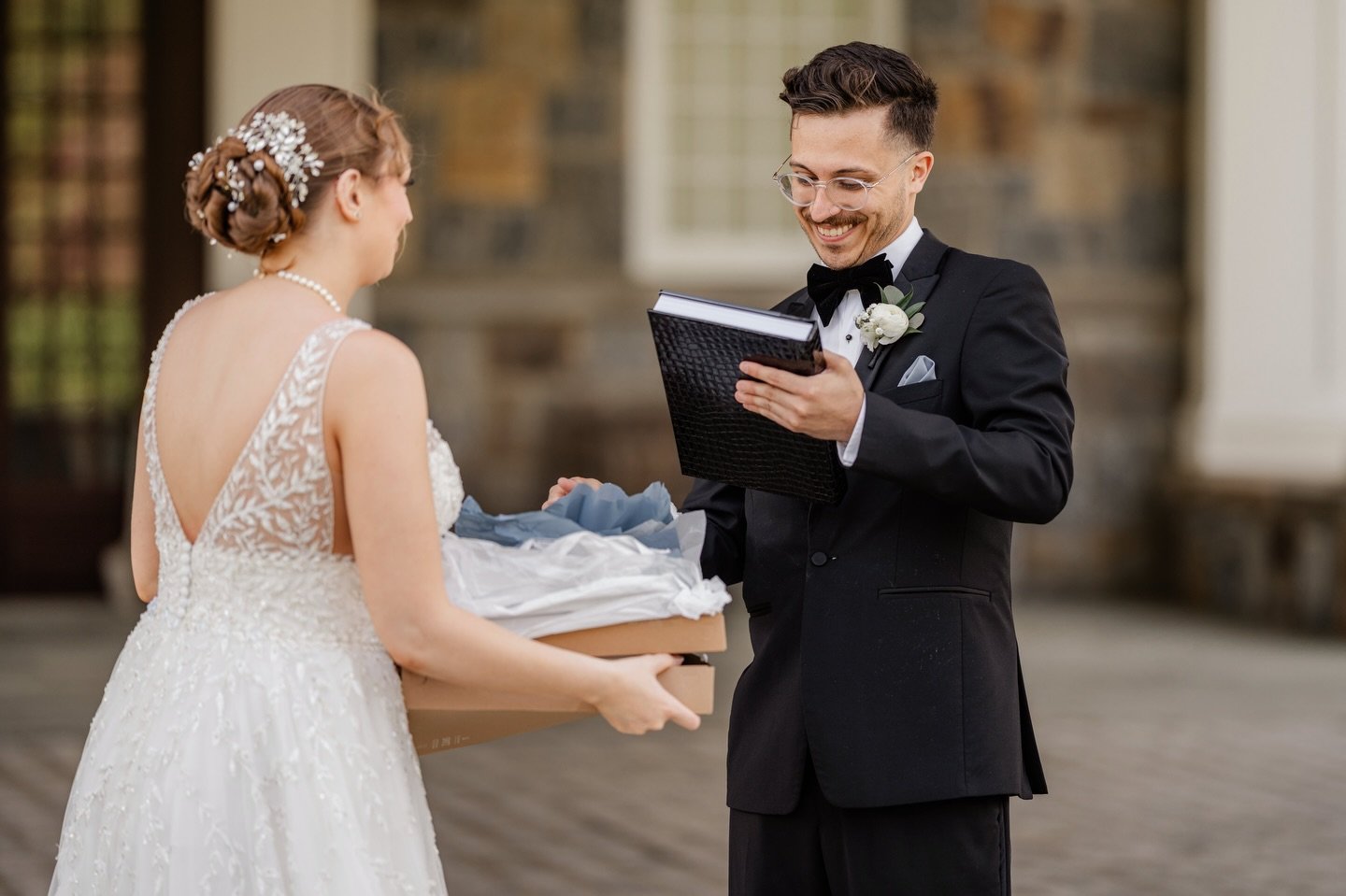 If you wanted a reason to have some tasteful spicy photos taken of you to give as a gift on your wedding day, here are a few. I think you could say Gianni was a fan of @daniellemartinephotography&rsquo;s work..