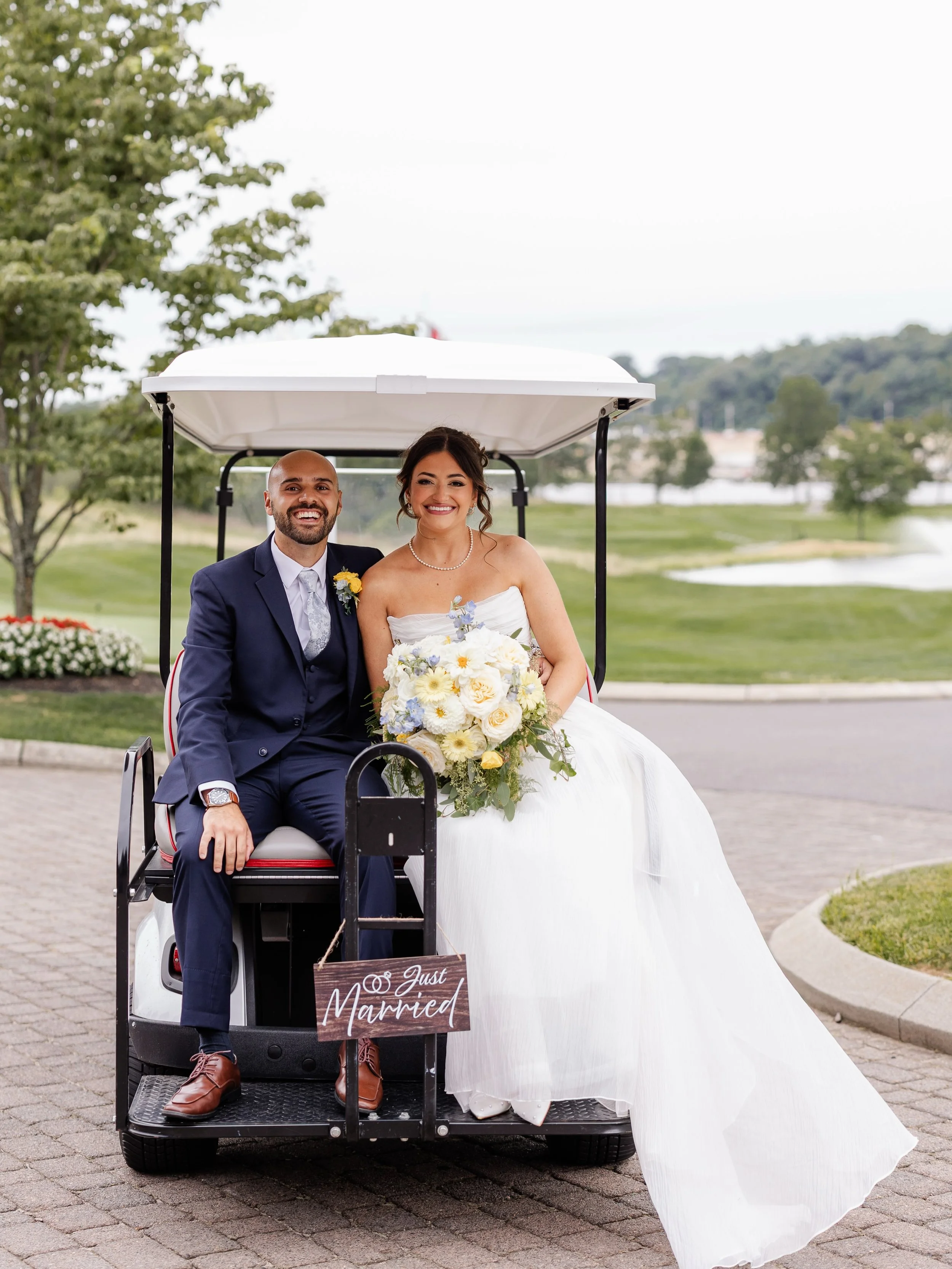 There may have been some potential weather coming but that didn&rsquo;t stop these two from sneaking away from the hustle &amp; bustle to explore this beautiful course together.

CT Wedding Photographer | CT Wedding Photography | Connecticut Wedding 